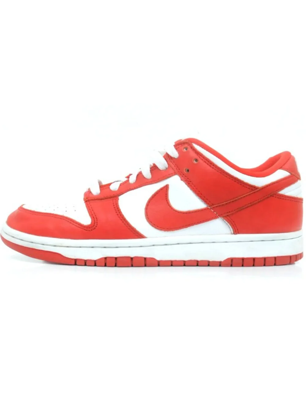 Nike Dunk Low Retro Men's 7 Womens 8.5 Sneakers White/University Red